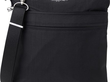 Baggallini Anti-Theft Harbor Crossbody Bag Black Nylon Discount