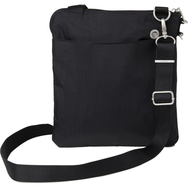 Baggallini Anti-Theft Harbor Crossbody Bag Black Nylon Discount