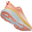 Women s Hoka One One Bondi 8 Shell Coral Peach Parfait Mesh For Sale