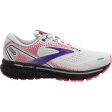 Women s Brooks Ghost 14 White Purple Coral Mesh Fashion