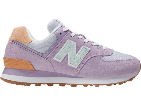 Women s New Balance WL574RA2 Lilac Suede Leather Fashion