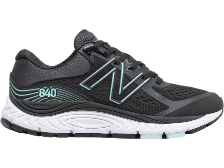 Women s New Balance W840BM5 Black Storm Blue Synthetic Mesh For Sale