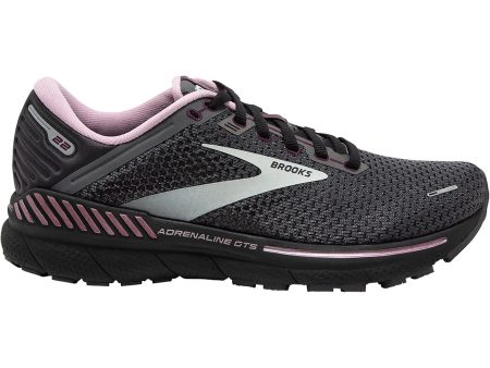 Women s Brooks Adrenaline GTS 22 Pearl Black Metallic Mesh Online Sale