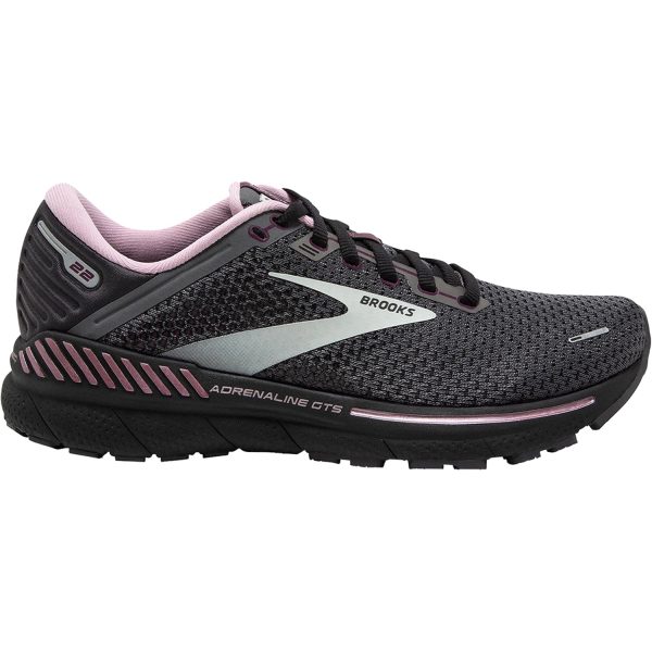 Women s Brooks Adrenaline GTS 22 Pearl Black Metallic Mesh Online Sale