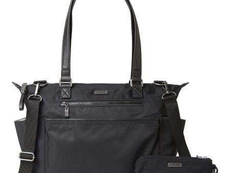 Baggallini Bowery Tote Black Nylon Online Hot Sale