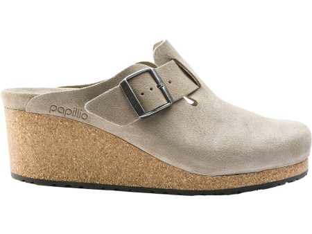 Women s Birkenstock Papillio Fanny Taupe Suede Hot on Sale