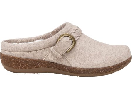 Women s Aetrex Libby Oatmeal Wool For Cheap