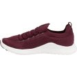 Women s Aetrex Carly Burgundy Stretchy Knit Fabric Online now