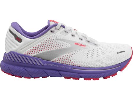 Women s Brooks Adrenaline GTS 22 White Coral Purple Mesh on Sale