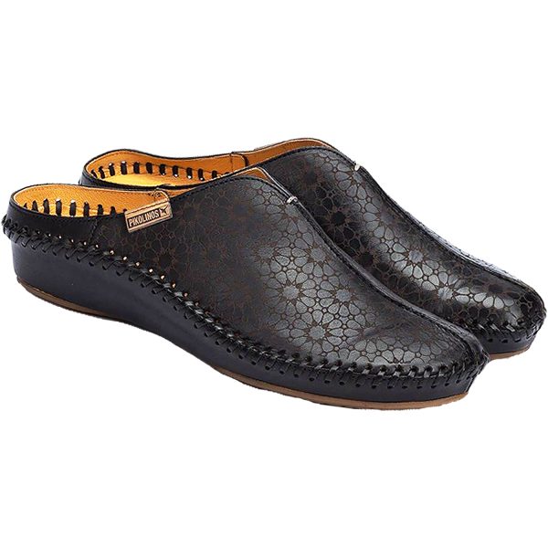 Women s Pikolinos P. Vallarta 655-0808 Black Leather For Sale