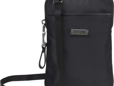 Baggallini Broadway Crossbody Black Nylon on Sale