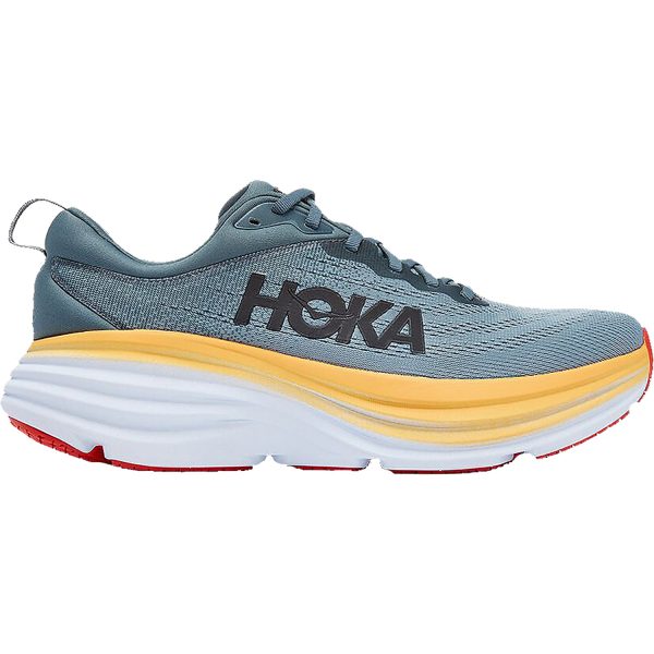 Men s Hoka Bondi 8 Goblin Blue Mountain Spring Mesh Discount