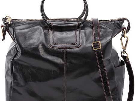 Women s Hobo Sheila Black Leather For Discount