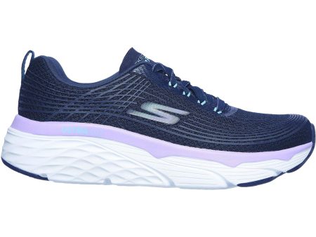 Women s Skechers Max Cushioning Elite Navy Lavender Fabric Supply