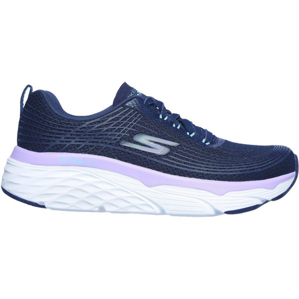 Women s Skechers Max Cushioning Elite Navy Lavender Fabric Supply