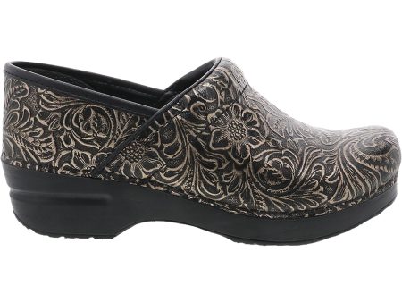 Women s Dansko Professional Black Antique Tooled Leather Sale