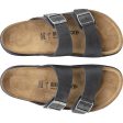 Men s Birkenstock Arizona Rugged Black Oiled Leather Online Sale