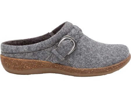 Women s Aetrex Libby Grey Wool Cheap