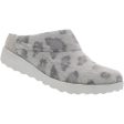 Women s Dansko Lucie Grey Leopard Wool on Sale