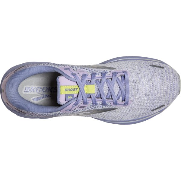 Women s Brooks Ghost 14 Lilac Purple Lime Mesh Hot on Sale