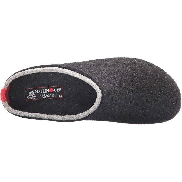 Women s Haflinger Kris Charcoal Wool Cheap