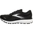 Women s Brooks Ghost 13 Black Blackened Pearl White Mesh For Sale