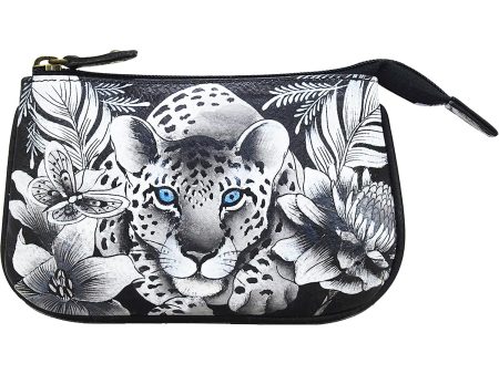 Anuschka Medium Zip Pouch Cleopatra s Leopard Leather Online