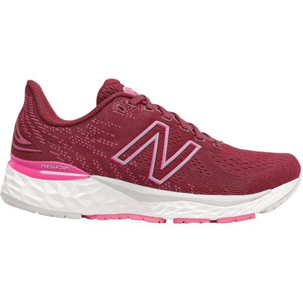 Women s New Balance Fresh Foam W880R11 Garnet Pink Glo Mesh on Sale