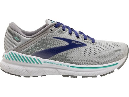 Women s Brooks Adrenaline GTS 22 Alloy Blue Green Mesh For Cheap