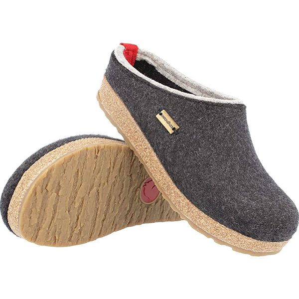 Women s Haflinger Kris Charcoal Wool Cheap