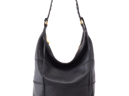 Hobo Entwine Black Leather Online Sale