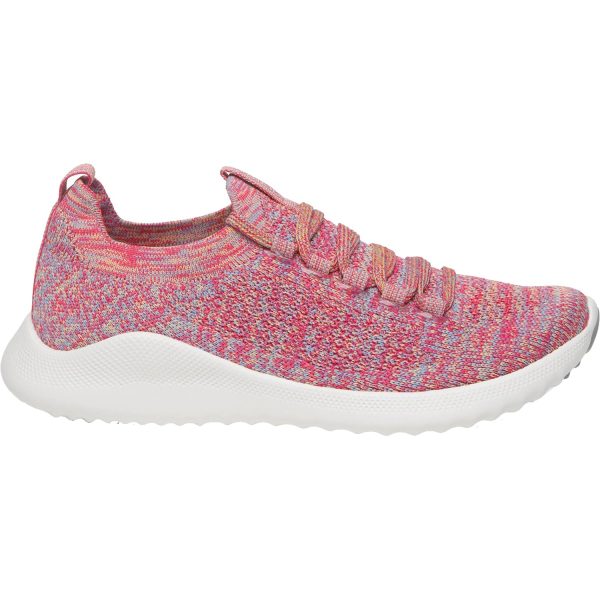 Women s Aetrex Carly Pink Multi Stretchy Knit Fabric Online now