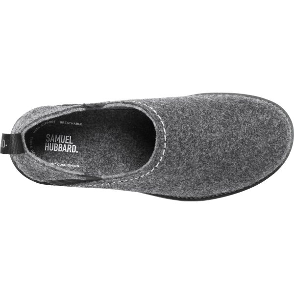 Men s Samuel Hubbard Spring Back Charcoal Grey Felt For Cheap