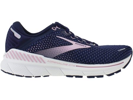 Women s Brooks Adrenaline GTS 22 Peacoat Cobalt Mauve Mesh Online Hot Sale