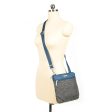 Baggallini Anti-Theft Slim Crossbody Steel Blue Fabric Online Sale