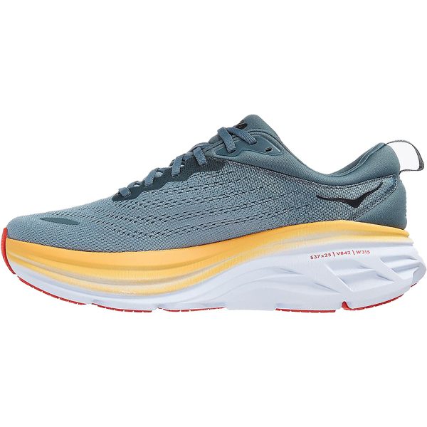 Men s Hoka Bondi 8 Goblin Blue Mountain Spring Mesh Discount