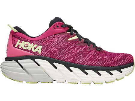 Women s Hoka Gaviota 4 Festival Fuchsia Blue Graphite Mesh Fashion