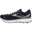 Men s Brooks Ghost 13 Peacoat Grey Gold Mesh Cheap