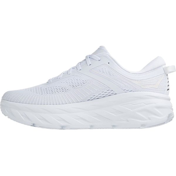 Women s Hoka Bondi 7 White White Mesh on Sale