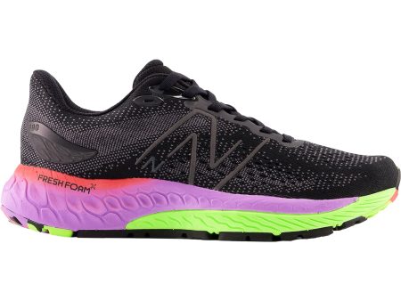 Women s New Balance Fresh Foam X W880T12 Black Pixel Green Electric Purple Mesh Fashion