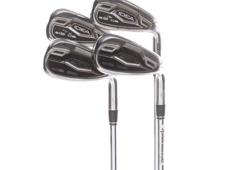 Adams Idea a12 OS Steel Mens Right Hand Irons 7-PW Regular - True Temper Performance 85 For Sale